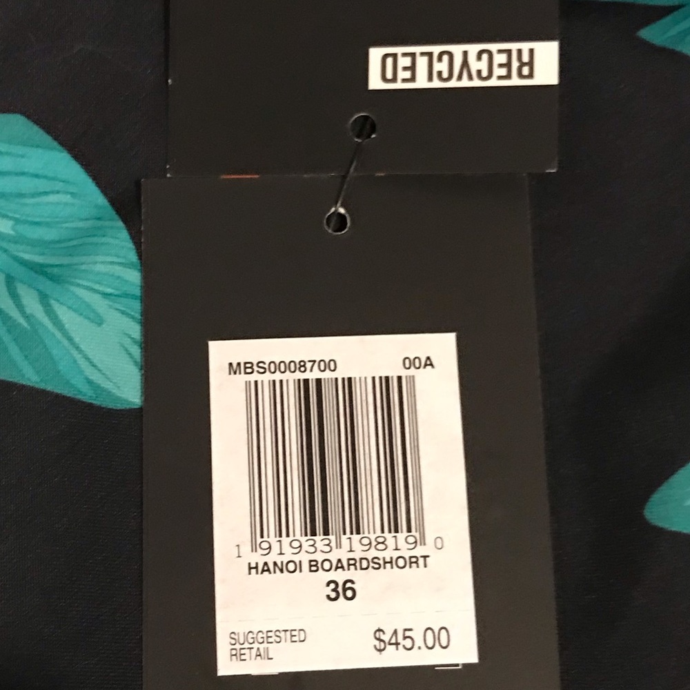 NWT Hurley Hanoi Boardshorts. - Picture 8 of 8